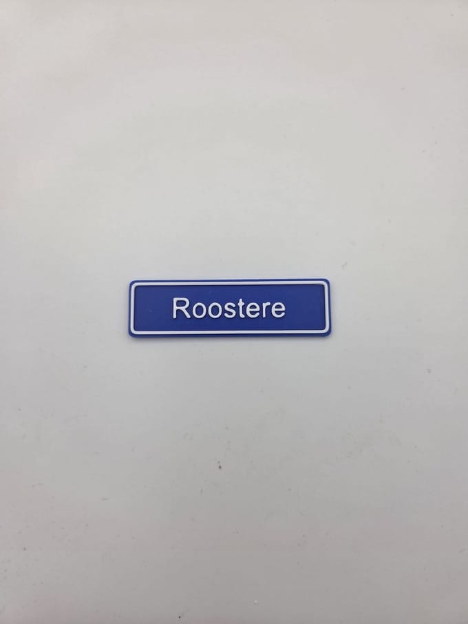 3D plaatsnaam speldje Roostere