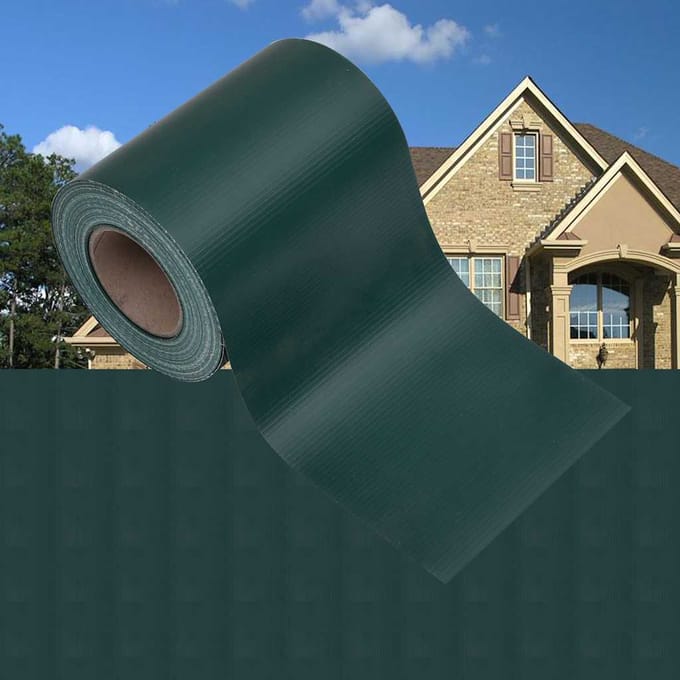 vidaXL - Privacystrip - 35x0,19 - m - PVC - matgroen