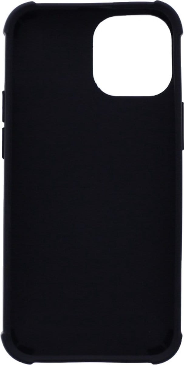 LuxeBass Hoesje geschikt voor Apple iPhone 13 Mini - Anti Shock - Zwart