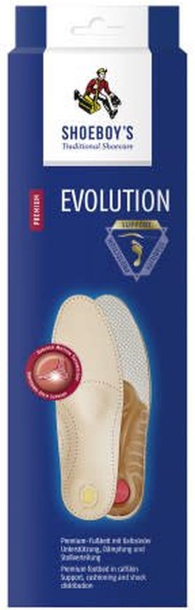 Shoeboy's Evolution support goud - Inlegzool speciaal voor holvoeten (sterke lengtewelving) - Maat 42