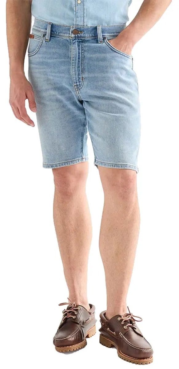 Wrangler Texas Regular Fit Korte Broek Blauw 40 Man
