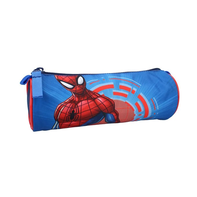 Spiderman Lilo & Stitch Etui - Pennenetui voor Kind - Rond - Roze - Pennenzak