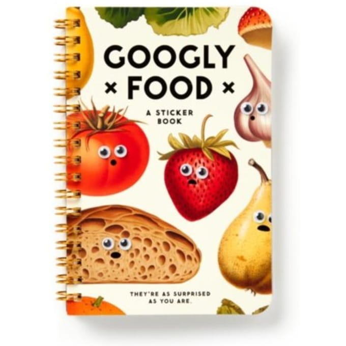 Googly Food Sticker Book - A Brass Monkey Sticker Book - Brass Monkey