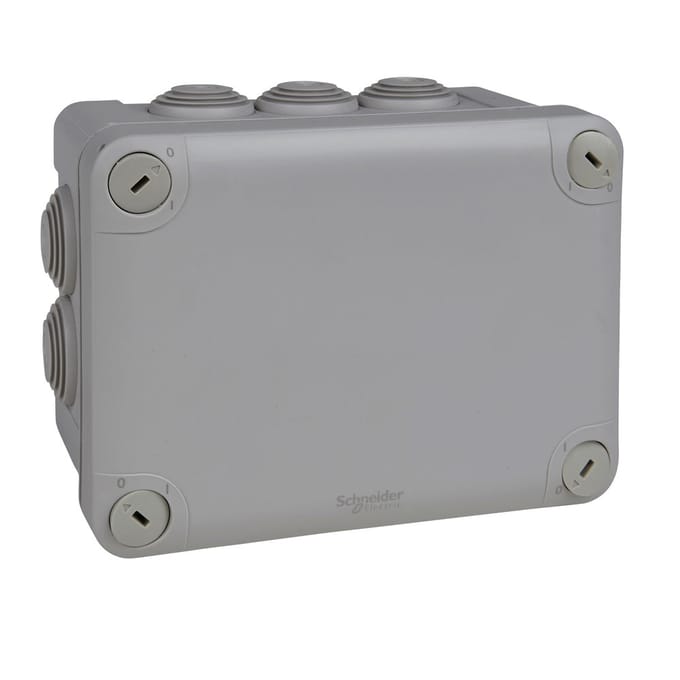 Mureva Kabeldoos Buiten - 10 invoeren - 25mm - Lasdoos Rechthoek - Schneider Electric - ENN05007