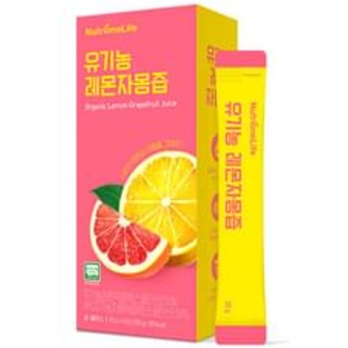 NutrioneLife Organic Lemon Grapefruit Juice 20g x 14 sticks