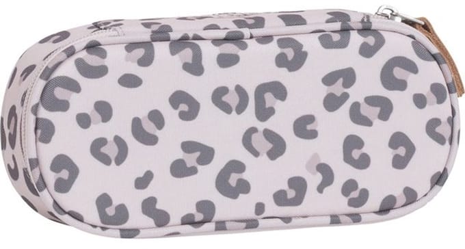Etui Beckmann ovaal leeg Leopard