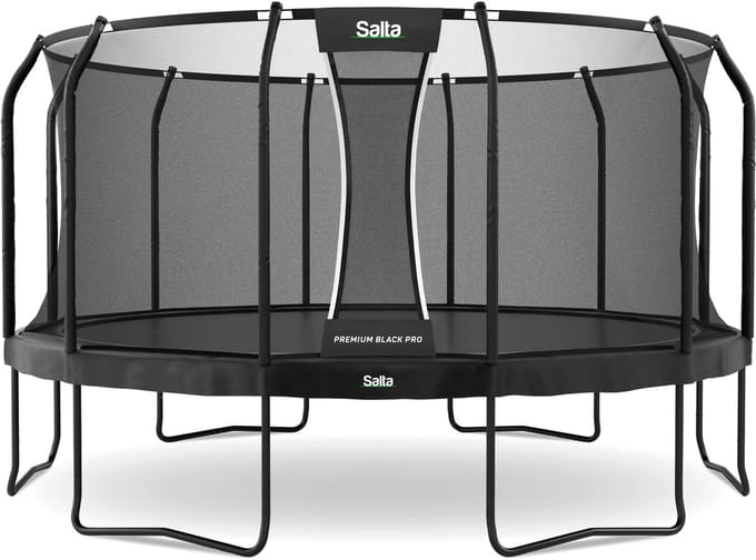 Salta Premium Black Pro - Trampoline met veiligheidsnet - ø 460 cm - Zwart