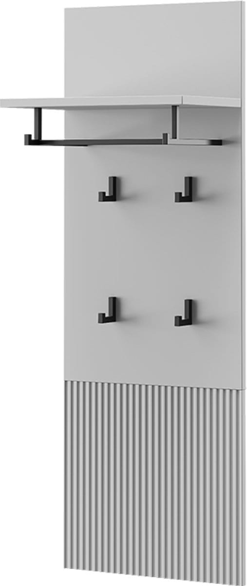 Vicco Eliza Wandkapstok – 43 x 120 cm Grijs