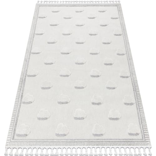 Kleden Rugsx Tapijt YOYO GD62 wit / grijs - 80x150 cm