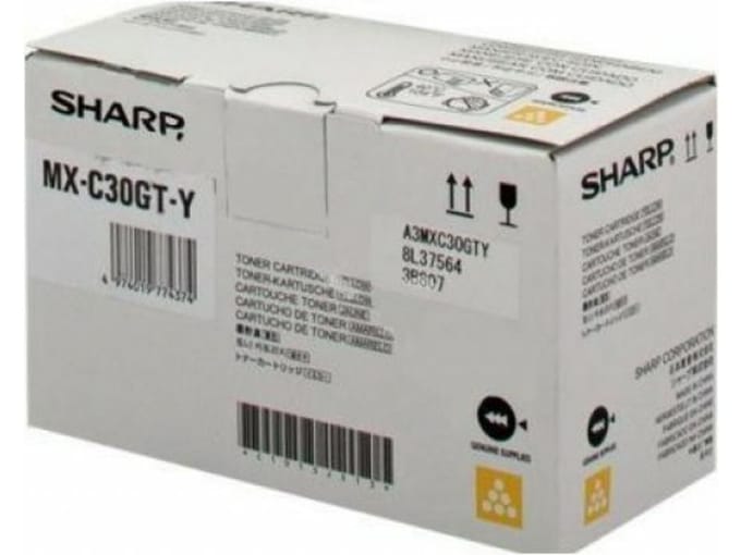 Sharp MX-C30GTY toner cartridge geel (origineel)
