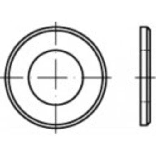 Onderlegring 4.3 mm 9 mm Staal 1000 stuk(s) TOOLCRAFT 105361