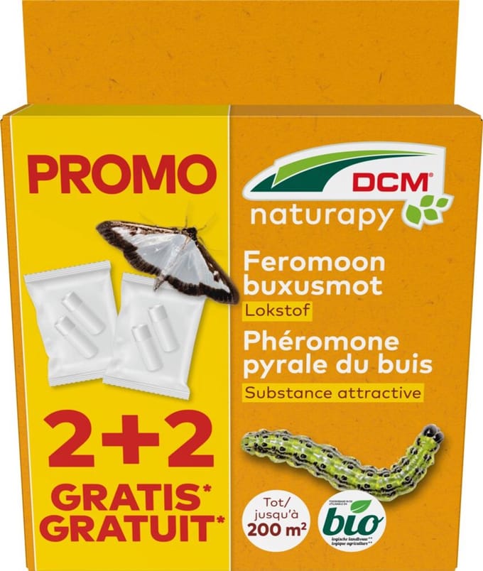 2x2 DCM feromooncapsules tegen de buxusmot
