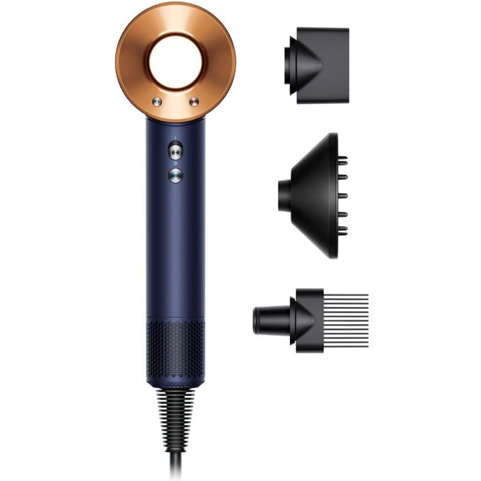 Dyson Sèche-cheveux Dyson Supersonic™ - cheveux bouclés à frisés (Bleu de Prusse/Cuivré)