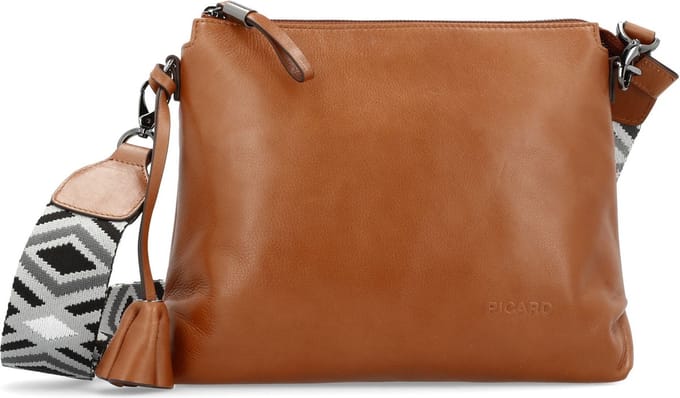 PICARD Schoudertas Bella Cross Bag Whisky Lichtbruin