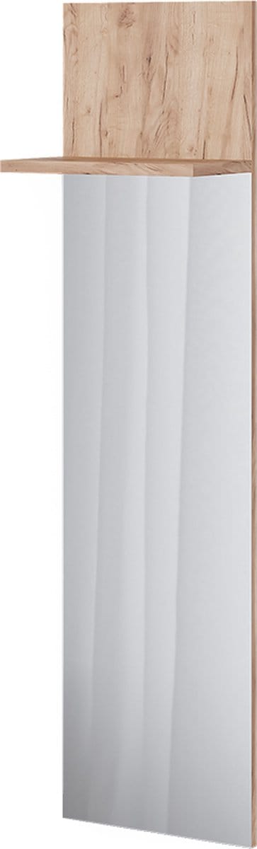 Vicco Siri Garderobe – 36 x 135 cm met spiegel Krachtige eik goud
