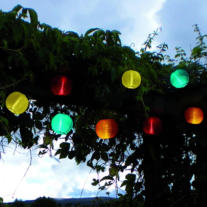 Star Trading zonne-lichtjes, lantaarnsfestival, kleurrijk