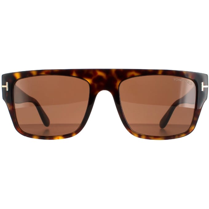 Tom Ford zonnebril Dunning FT0907 52e Shiny Havana Brown