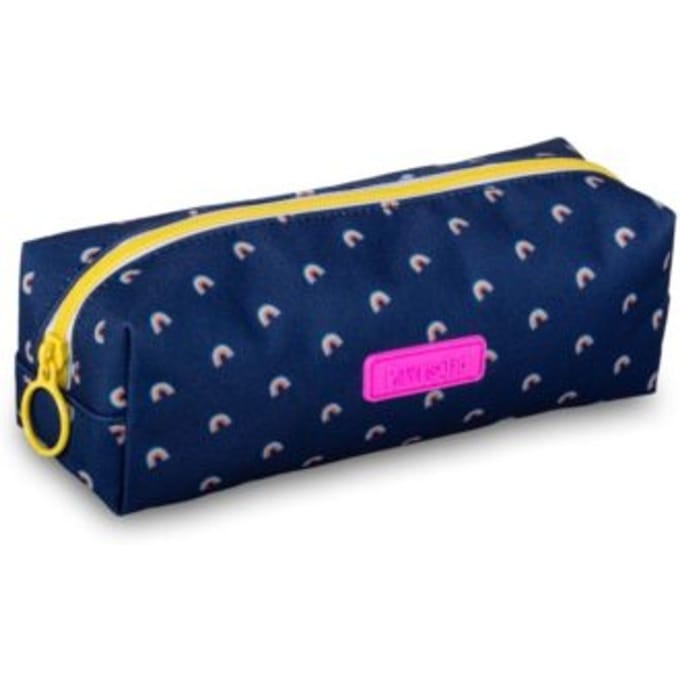 Lannoo Graphics - PAPERSALAD ETUI VIERKANT 21CM BLUE / RAINBOW