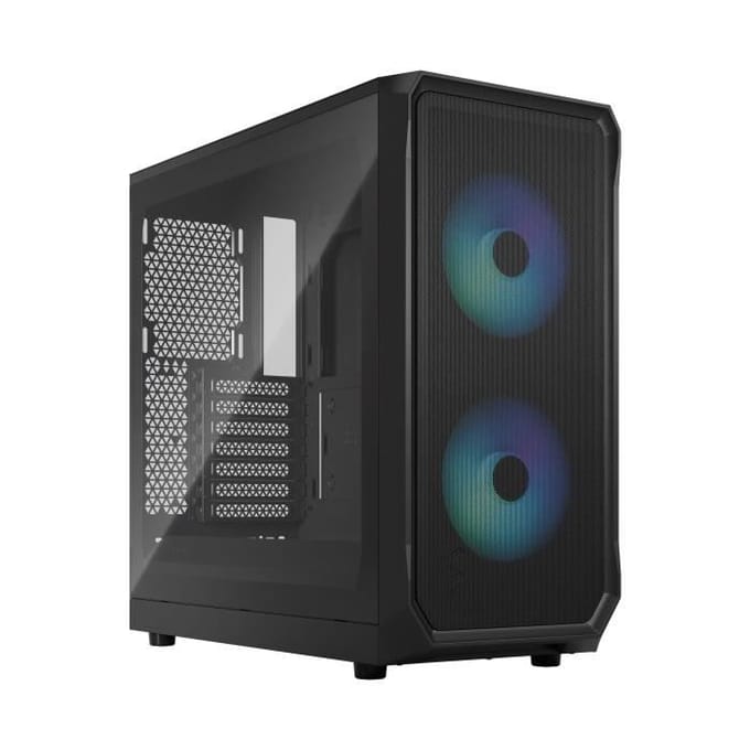 Fractal Design Focus 2 RGB - Black TG Clear Tint - Case - Miditower - Zwart