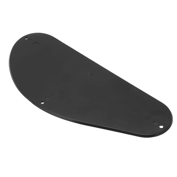 Gitaar Achterplaat Compact Formaat Zwart Draagbaar Verfijnde Uitstraling Stevig Gitaar Vervanging black