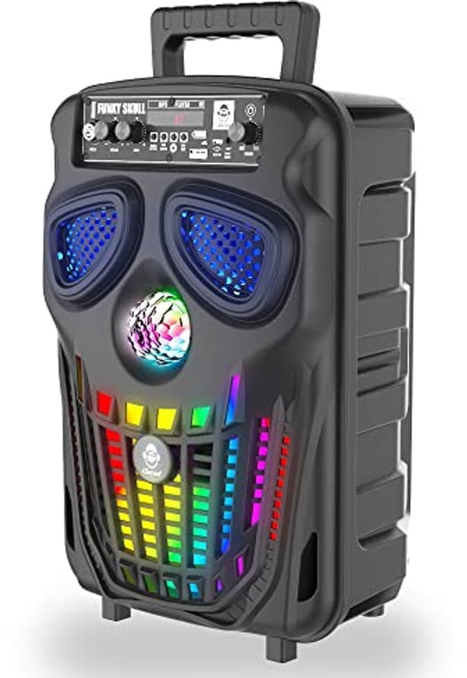 Draadloze Bluetooth Party Speaker met Lichteffecten en Karaoke Functie
