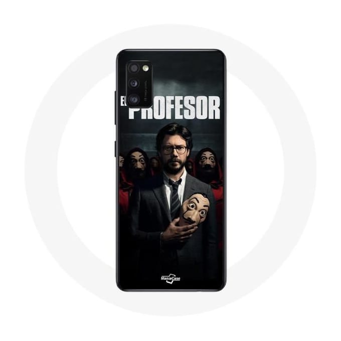 Coque - MANIACASE - Samsung Galaxy S20 plus - Souple - Noir - La Casa De Papel El Profesor