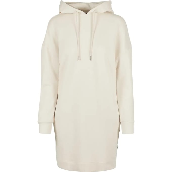 Urban Classics - Organic Oversized Terry Hoody Korte jurk - S - Creme