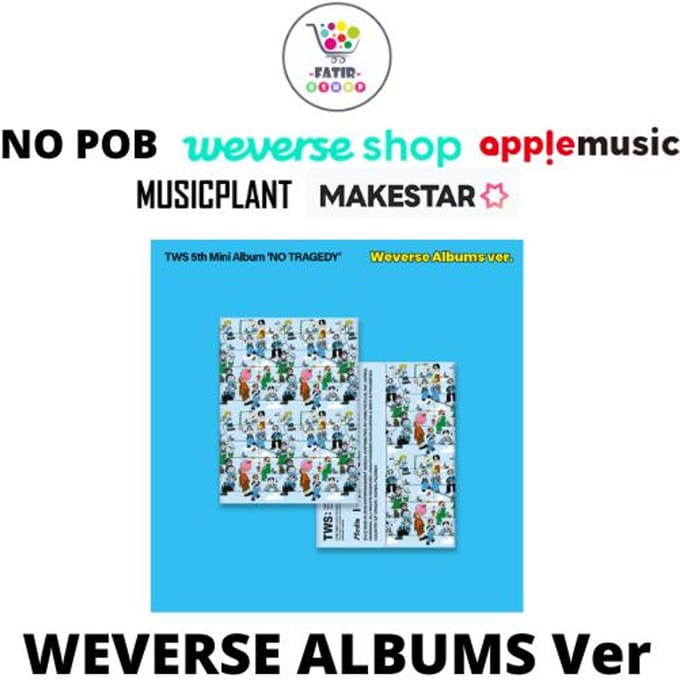 TWS 5ème Mini Album NO TRAGEDY Version Albums Weverse 1pcs white