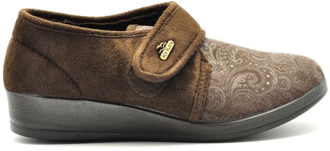 Fly Flot Bruine Pantoffel maat 36