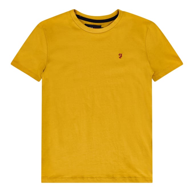 Farah Kinderen/Kinderen Denny Crew Hals T-shirt (Geel)