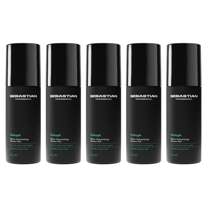 5x Sebastian Volupt Volumizing Spray Gel 150ml