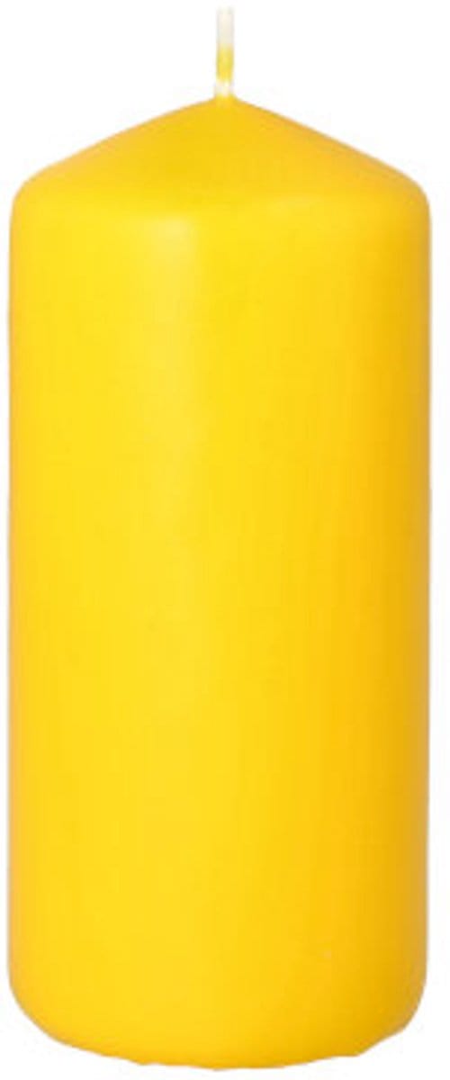 10x Stompkaars Ø 60 mm · 130 mm goudgeel