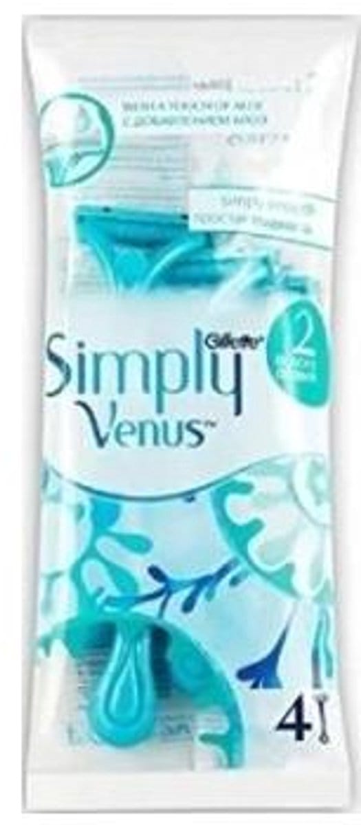 Gillette Simply 2 Venus Rasoir Pour Femmes 1 Pièce. - 4 pièces