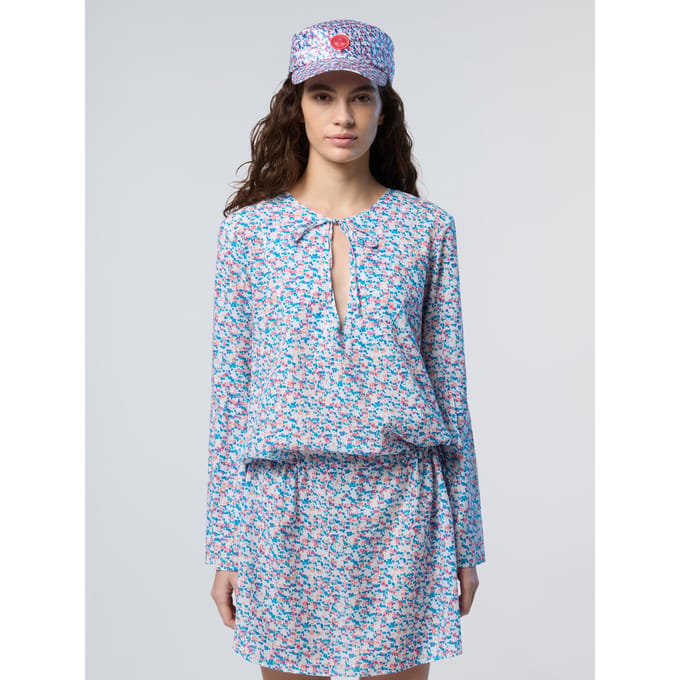 North Sails Cover-up Bedrukte mousseline