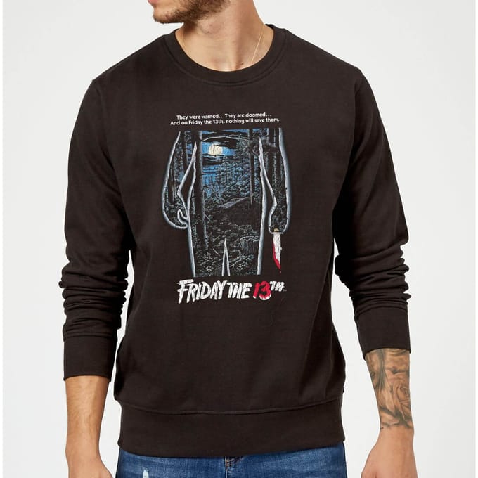 Friday the 13th Vintage Poster Sweatshirt - Black - M