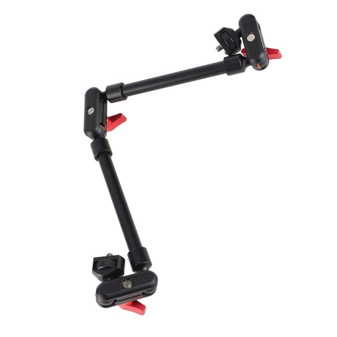 Scharnierende Arm 22 Inch 14in Schroef Dubbele Kogelkop Multihoek Verstelbare Verlengstang voor wit