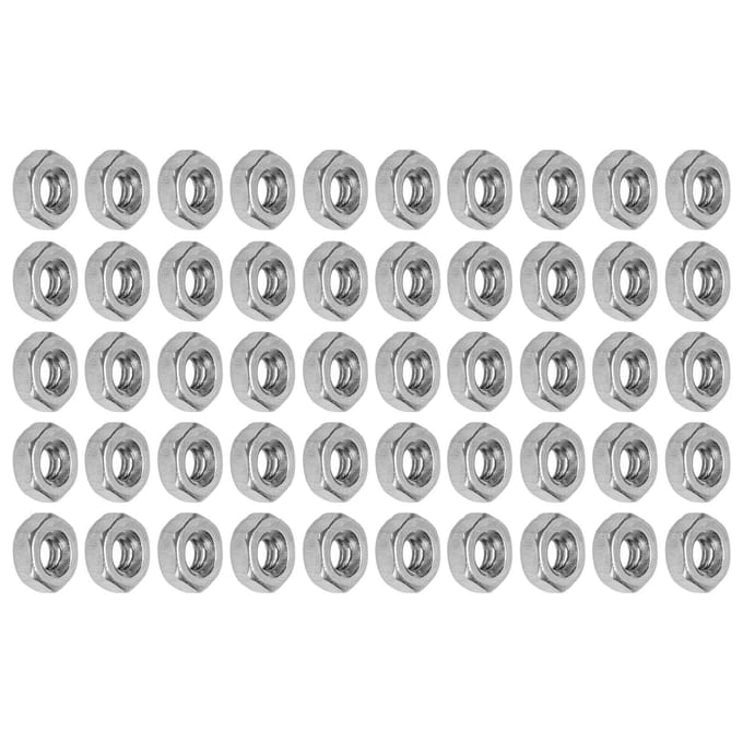 50 stuks zeskantmoeren A2?70 RVS Draadmoer Assortimentskit voor Industriële MachinesM2