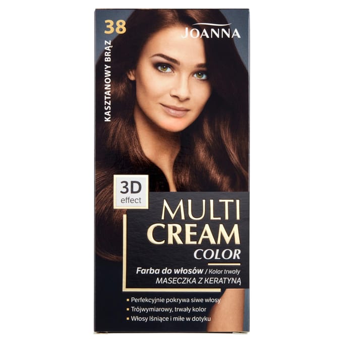 Joanna - Multi Cream Color Hair Dye 38 Chestnut Brown