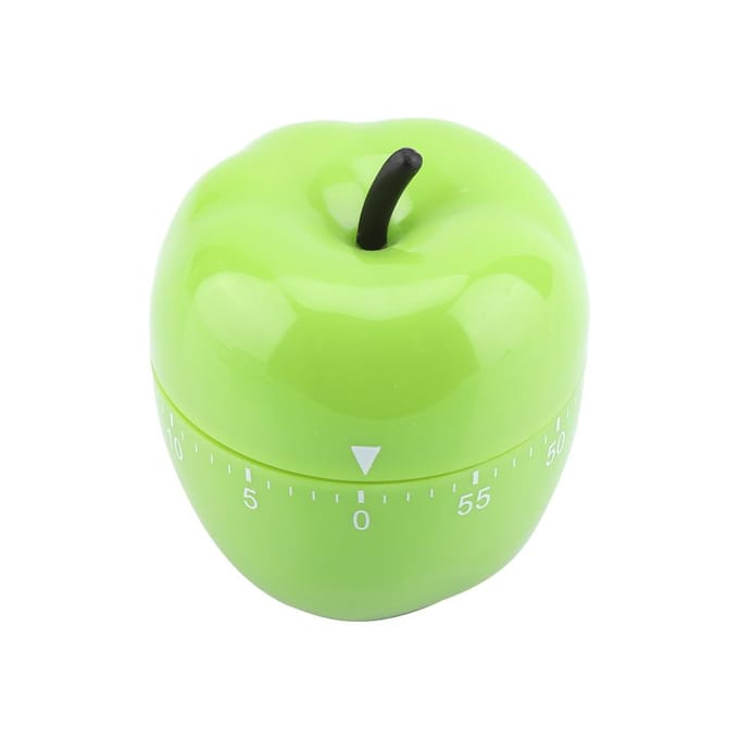 Keuken Mechanische Timer Handmatig Groentevorm Tellers voor Thuis Koken Timing Tool beige