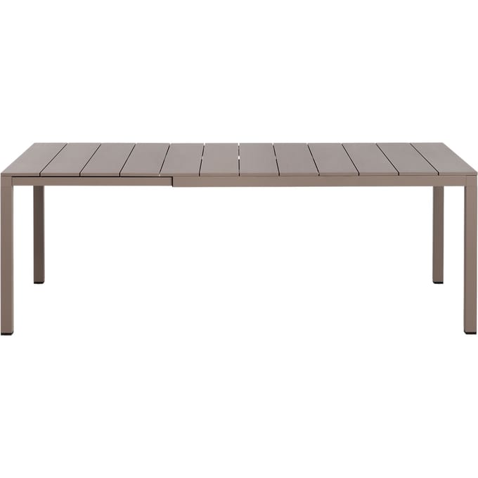 Nardi Rio Alu Uitschuifbare tafel 140 cm - tortora