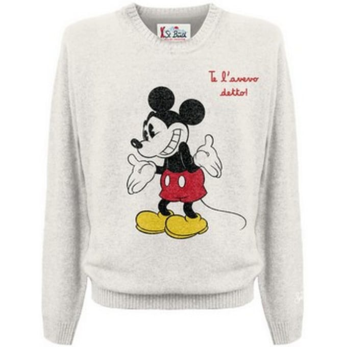 hoodie man mc2 heilige Barth - reiger mickey zei 10 emb - creme