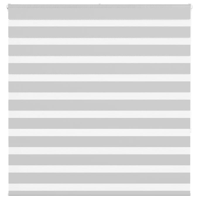 vidaXL - Zebra - rolgordijn - 145x150 - cm - stofbreedte - 140,9 - cm - lichtgrijs