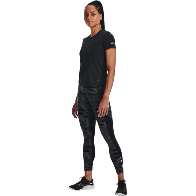 Under Armour Stride Regular T-shirt voor dames (Zwart)