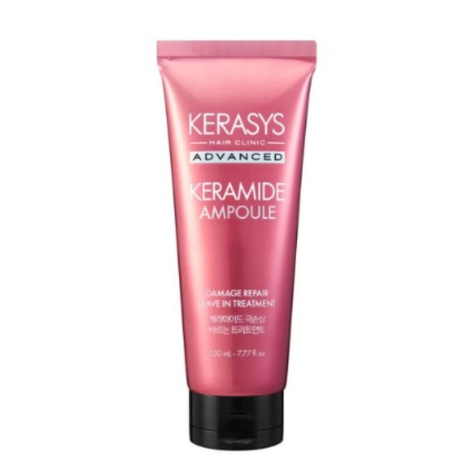 Kerasys Ceramide Extreme Damage Leave-In Behandeling Voedende Haarbehandeling 230ml pink