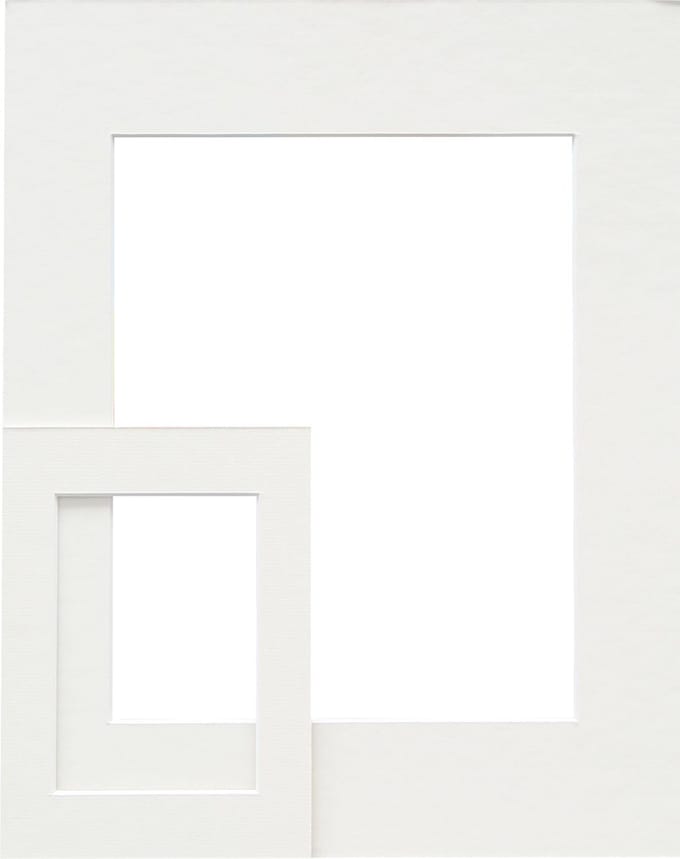 Deknudt Frames passe-partout - wit - foto 15x23 - buitenformaat 20x30