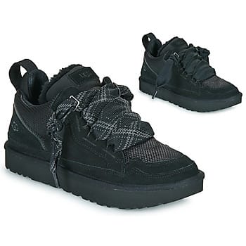 UGG® Lowmel for Women in Black, Size 4, Canvas/Suede/Recycled Materials