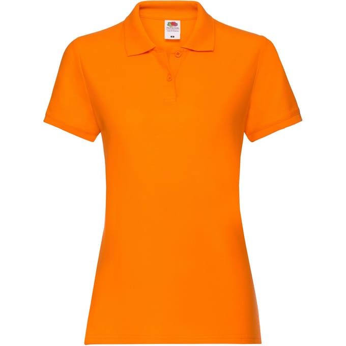 Fruit of the Loom Dames/dames Premium Poloshirt (Oranje)