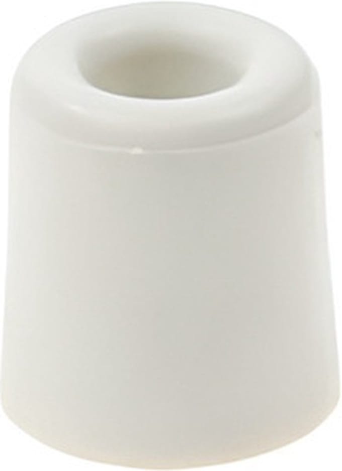 Deurbuffer - wit - rubber - 35 x 30 mm - deurstopper