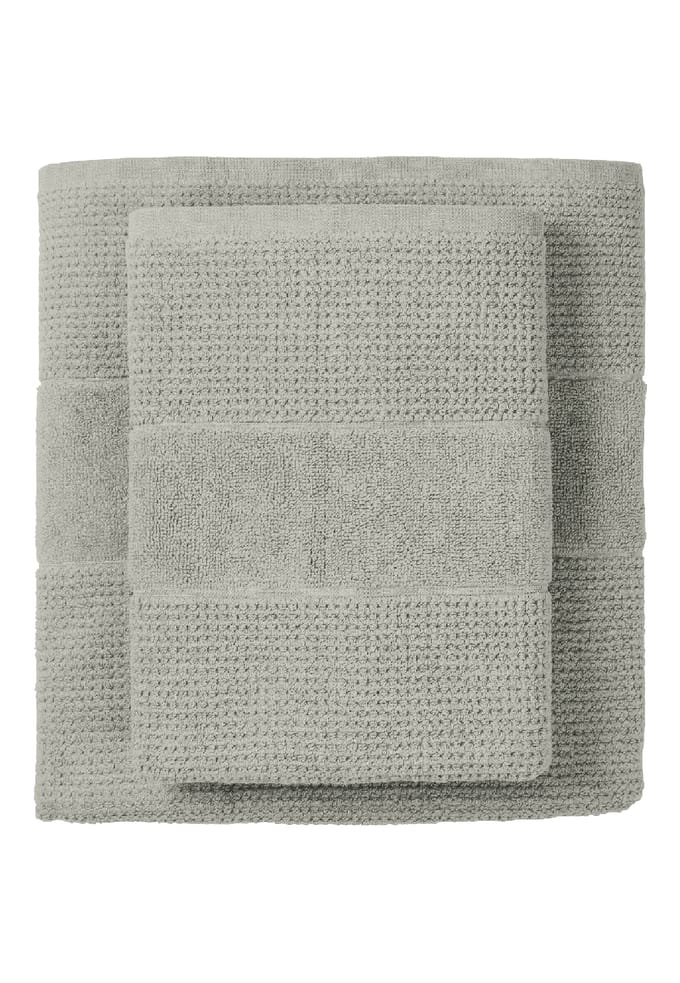Douchehanddoek, set van 2, 70 x 140 cm, lichtgrijs - SCHIESSER Home 70*140