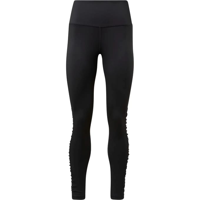 Dames legging Reebok Bold High-Waisted Ruched (Plus Size)